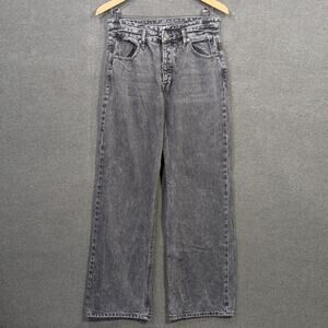 Kancan Raila Jeans Women 28 (Fits 29x32) Ultra High Rise 90s Flare Notched Faded